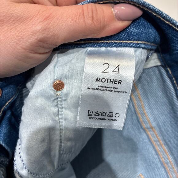 MOTHER The Insider Ankle Fray in Eager Beaver Sz 24 - Picture 9 of 15